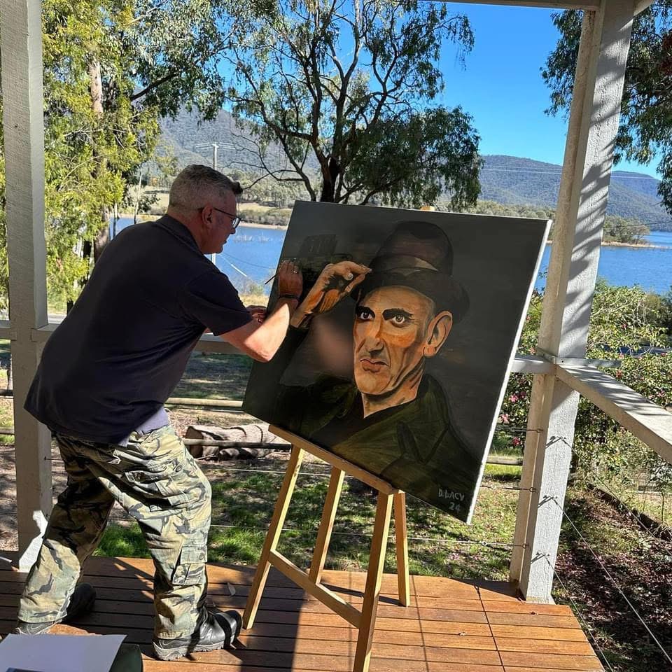 David Lacy at work